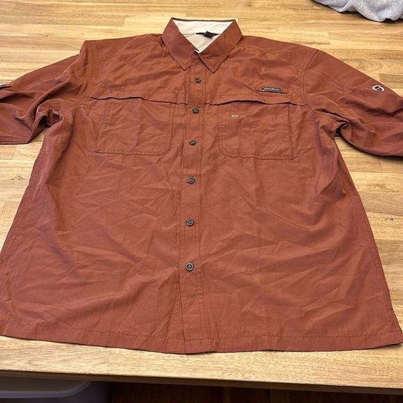EDDIE BAUER ⭐️ vented button down sport shop shirt - Picture 2 of 8
